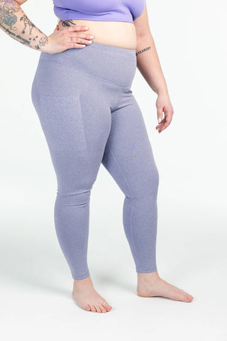 Careless Active melert tights - Lilla