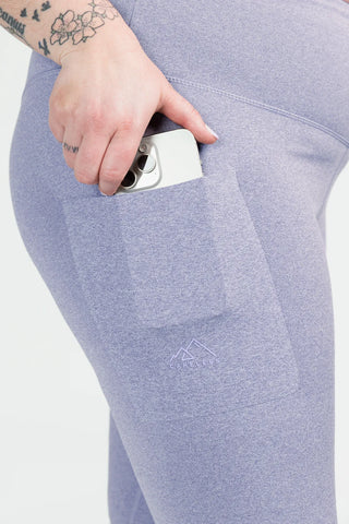Careless Active melert tights - Lilla