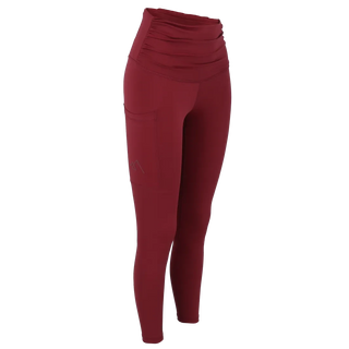 Careless Active scrunch shape tights - Cabernet
