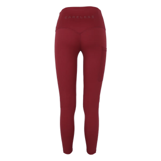 Careless Active scrunch shape tights - Cabernet