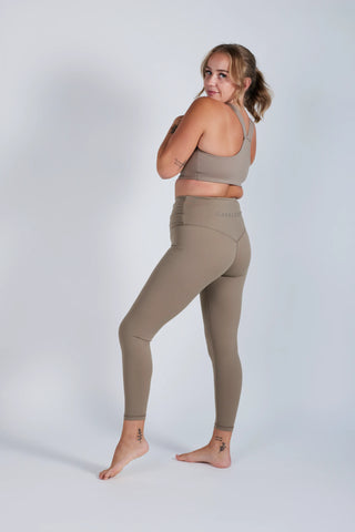 Careless Active scrunch shape tights - Leafless Tree