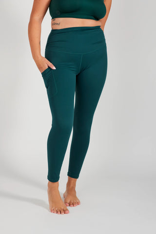 Careless Active scrunch shape tights - Ponderosa Pine