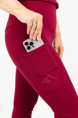 Careless Active shape tights - Bringebærrosa