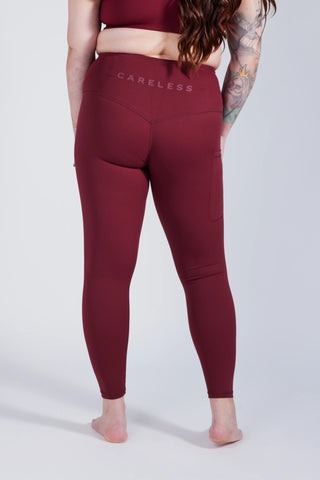 Careless Active shape tights - Cabernet