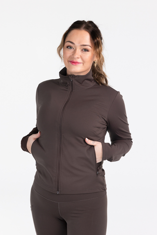 Careless Active soft jacket - Brun