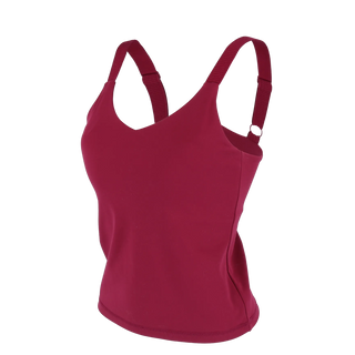 Careless Active soft singlet m/innebygd bh - Bringebærrosa