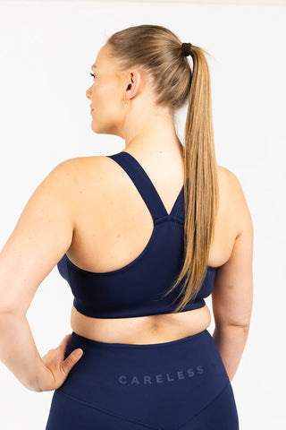 Careless Active sports bra - Mørk blå