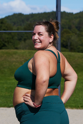 Careless Active sports bra - Ponderosa Pine
