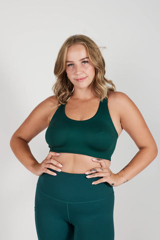 Careless Active sports bra - Ponderosa Pine
