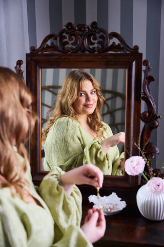 Careless Alba kjole - Lys grønn