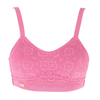 Careless Aline Flower Bra Small Cup - Chateau Rose