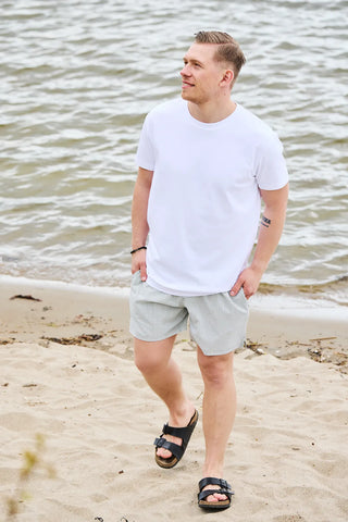 Careless Badeshorts herre David badeshorts - Krepp Grønn