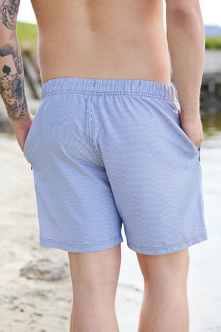 Careless Badeshorts herre David badeshorts - Krepp Mørk blå