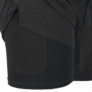 Careless Badeshorts herre David badeshorts - Svart