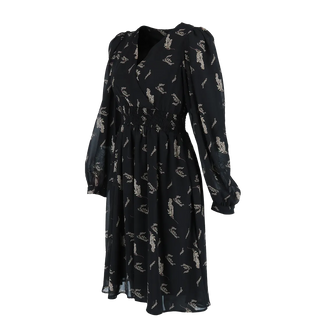 Careless Belle chiffon kjole - Svart