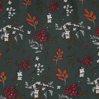 Careless Belle chiffon maxikjole - Mørk grønn