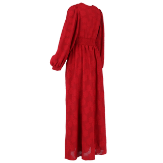 Careless Belle tekstur maxikjole - Rød