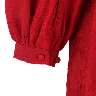 Careless Belle tekstur maxikjole - Rød