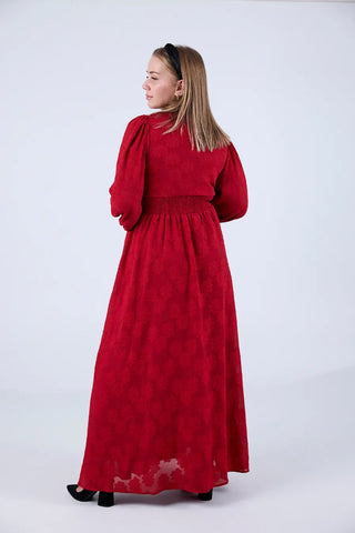 Careless Belle tekstur maxikjole - Rød