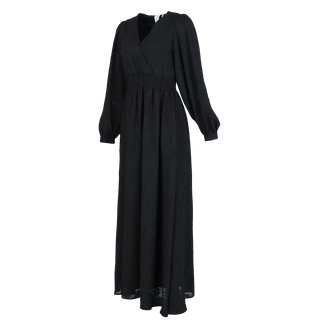 Careless Belle tekstur maxikjole - Svart