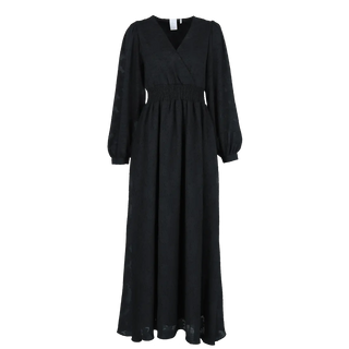 Careless Belle tekstur maxikjole - Svart