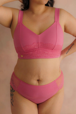 Careless BH Amanda Basic Bra Big Cup - Chateau Rose