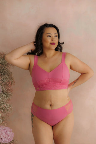 Careless BH Amanda Basic Bra Big Cup - Chateau Rose