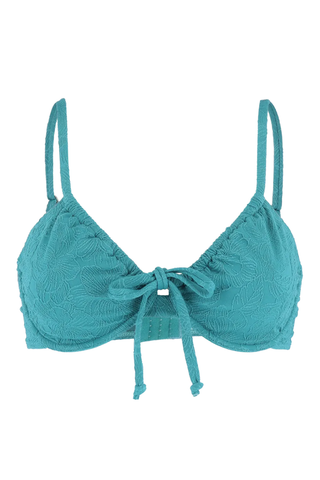 Careless Bikinitopp Maui bikinitopp tekstur - Laguneblå