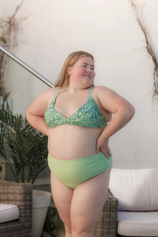 Careless Bikinitruse High Waist Bikini String - Pastellgrønn