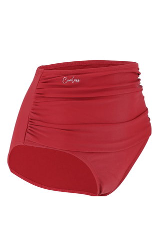 Careless Bikinitruse High waist bikinitruse - Mørk rød