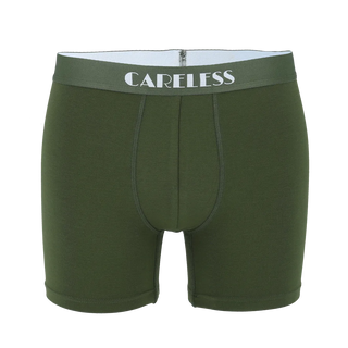 Careless Boksershorts Lukas Boksershorts long 2 pk - Rifle Green/Black Iris