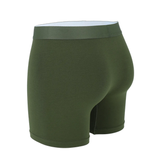 Careless Boksershorts Lukas Boksershorts long 2 pk - Rifle Green/Black Iris