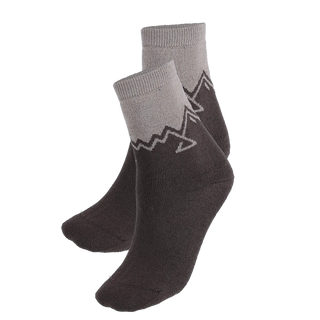 Careless Brandbu Ullsokk 2pk - Brun / beige