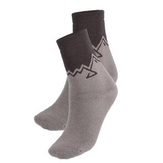 Careless Brandbu Ullsokk 2pk - Brun / beige