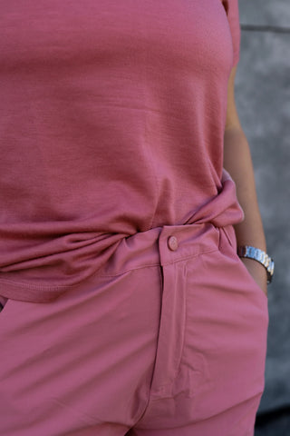Careless Brandbukampen turshorts dame - Dusty rose