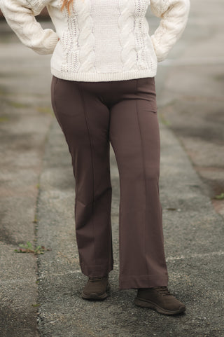 Careless Bukse Comfy dressbukse - Brun