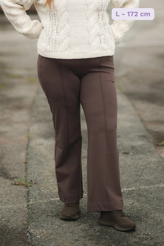 Careless Bukse Comfy dressbukse - Brun