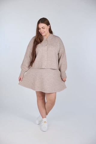 Careless Cardigan Kathrine Strikk Cardigan - Beige
