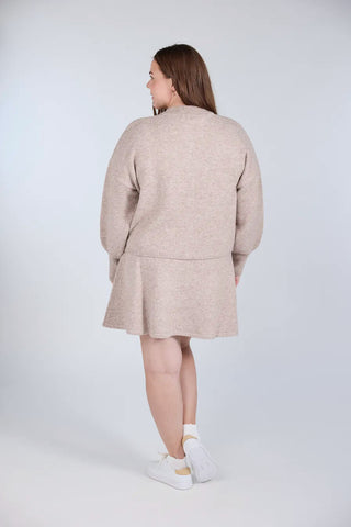 Careless Cardigan Kathrine Strikk Cardigan - Beige