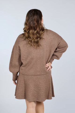 Careless Cardigan Kathrine Strikk Cardigan - Brun