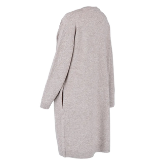 Careless Cardigan Kathrine Strikk Lang Cardigan - Beige