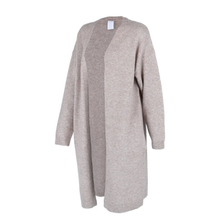Careless Cardigan Kathrine Strikk Lang Cardigan - Beige