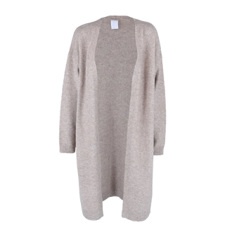 Careless Cardigan Kathrine Strikk Lang Cardigan - Beige