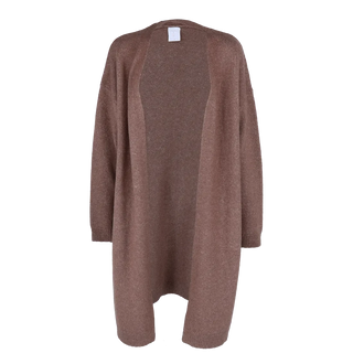 Careless Cardigan Kathrine Strikk Lang Cardigan - Brun