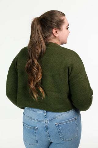 Careless Cardigan Lene Cardigan - Mørk grønn