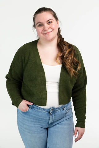 Careless Cardigan Lene Cardigan - Mørk grønn