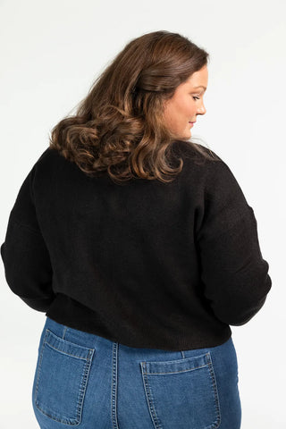 Careless Cardigan Lene Cardigan - Svart