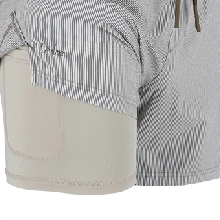 Careless David badeshorts - Krepp Brun