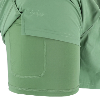 Careless David badeshorts - Vinyard Green