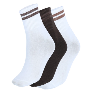 Careless Dennis tennis unisex sokker 3pk - Brun